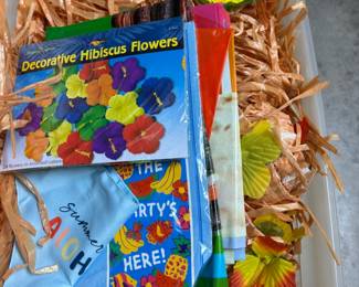 Hawaiian party decor