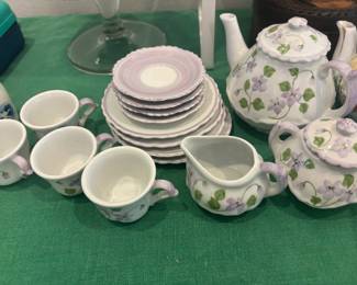 Miniature tea set