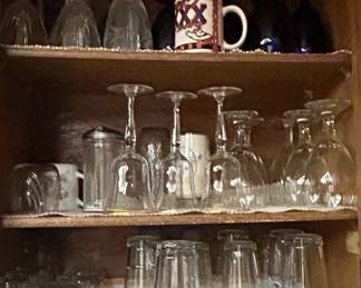 Assorted Glassware and Ceramic Mug