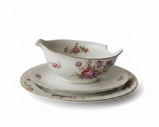Dresdenia by Schumann China Serving Platter and Gravy Boat Set fourth image