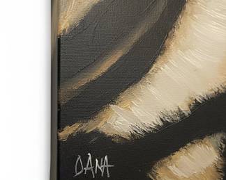 Leopard Eyes DANA x Canvas Print, Framed second image