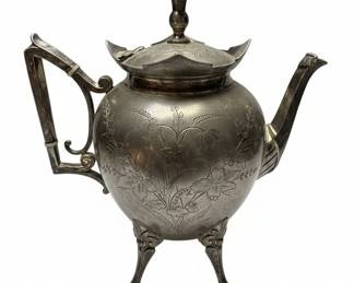 Meriden Britannia SilverPlated Teapot