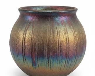 Raku Pottery Vase by Bryce Myers