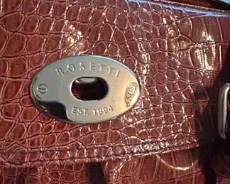 Rosetti Est. Embossed Faux Leather Satchel Handbag second image