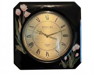 Kenroku Quartz Japan Floral Wall Clock