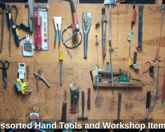 Assorted Hand Tools and Workshop Items