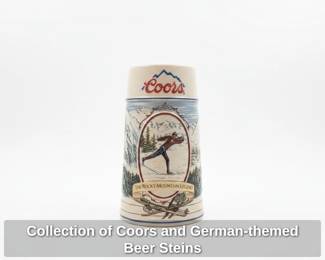 Collection of Coors and Germanthemed Beer Steins second image