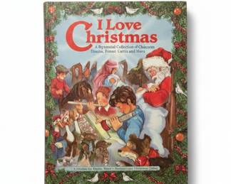Lot of Vintage Christmas Hardcover Books I Love Christmas and Holiday Magic second image