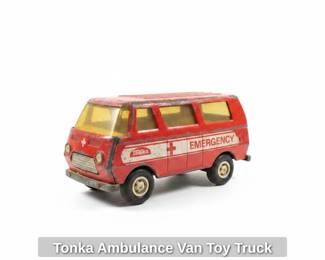 Tonka Ambulance Van Toy Truck