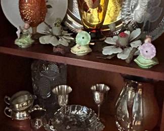 Assorted Glassware and SilverPlated Items second image