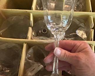 Crystal Wine Glass in Presentation Case