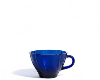 Duralex Cobalt Blue Swirl Cups Set of second image