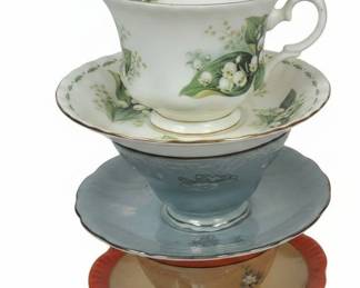 Vintage Teacup and Saucer Sets Set of second image