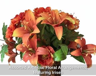 Assorted Artificial Floral Arrangements, featuring Irises eighth image