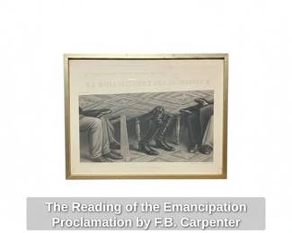 The Reading of the Emancipation Proclamation by F.B. Carpenter third image