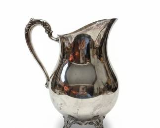 Silver Plated Serving Platters and Pitcher Set third image