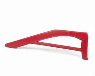 Red Metal Fender Skirts Pair