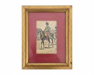 Garde Impriale II Empire Guides, Colonel Print by Maurice Toussaint