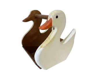 Wooden Duck Carrier or Basket
