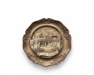 Vintage European Cityscape Relief Plaques Set of third image