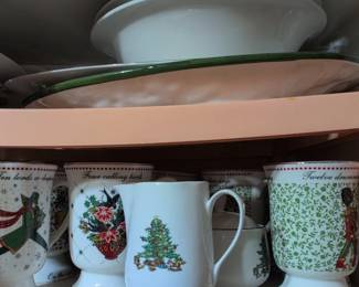 The Twelve Days of Christmas Mugs and Pitcher Set by Spode