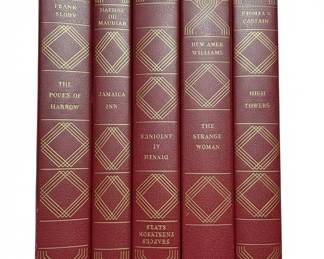Set of Vintage Books The Fores of Harrow, Jamaica Inn, Dinner at Antoines, The Strange Woman, High Towers