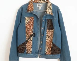 Tan Trims Denim Jacket second image