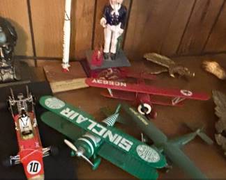 Wings of Texaco Buhl CA Sesquiplane Airplane and Formula Race Car Set