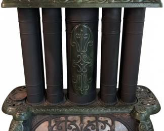 Estate Stove Co. Triple Effect Hamilton, OH Cast Iron Wood Burning Stove third image