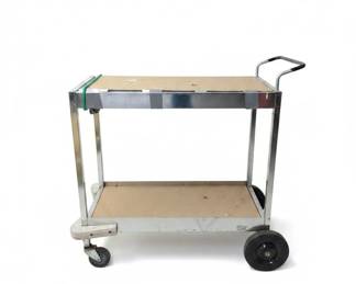 Metal Utility Cart with Dollhouse