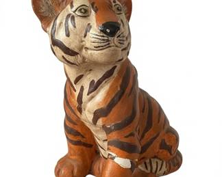 Ceramic Tiger Figurine Lamp second image
