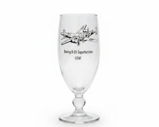 Set of AviationThemed Etched Glass Tumblers second image