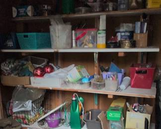 Assorted Garden and Household Supplies