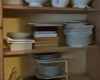 Assorted White Ironstone Tableware and Decorative Items third image