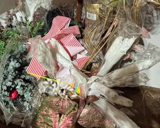 Assorted Holiday Wreaths and Decorations fourth image