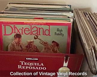 Collection of Vintage Vinyl Records