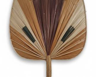 Handcrafted Palm Leaf Fan