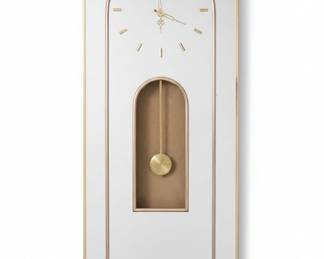 MidCentury Modern Arch Wall Clock Mirror