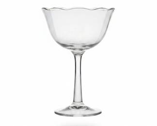 Vintage Coupe Champagne Glasses Set in Original Case second image