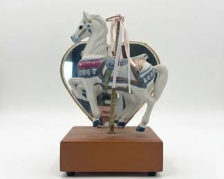 The Franklin Mint Carousel Enchantment Carousel Horse Music Box