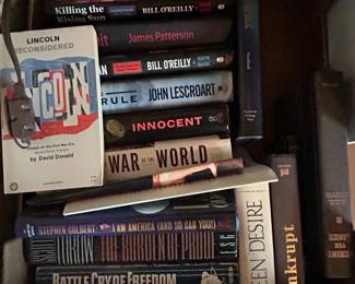 Assorted Hardcover Books by Popular Authors