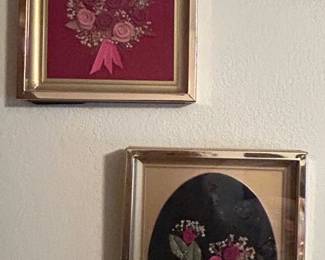 Framed Dried Flower Arrangements