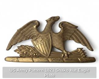 US Army Pattern Shako Hat Eagle Plate