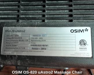 OSIM OS uAstro Massage Chair third image
