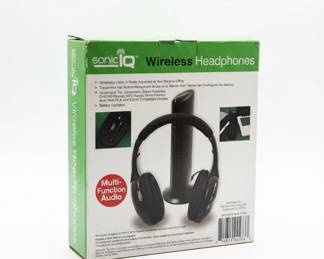 Sonic iQ Wireless Headphones with Transmitter