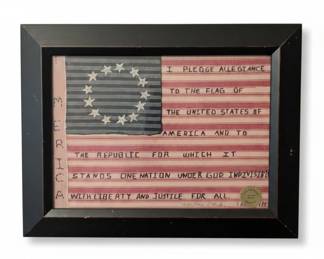 Pledge of Allegiance Framed Artwork