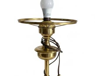 Vintage Brass Student Lamp