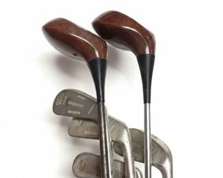 Vintage MacGregor Greenway Midiron and Woods Golf Clubs