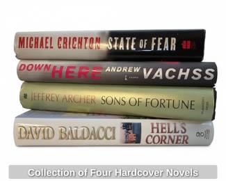 Collection of Four Hardcover Novels