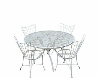 Vintage Homecrest Wrought Iron Patio Set